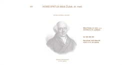 Desktop Screenshot of homeopat.si